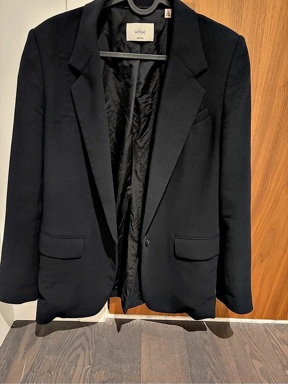 Wilfred Black Blazer Size 4 Like New